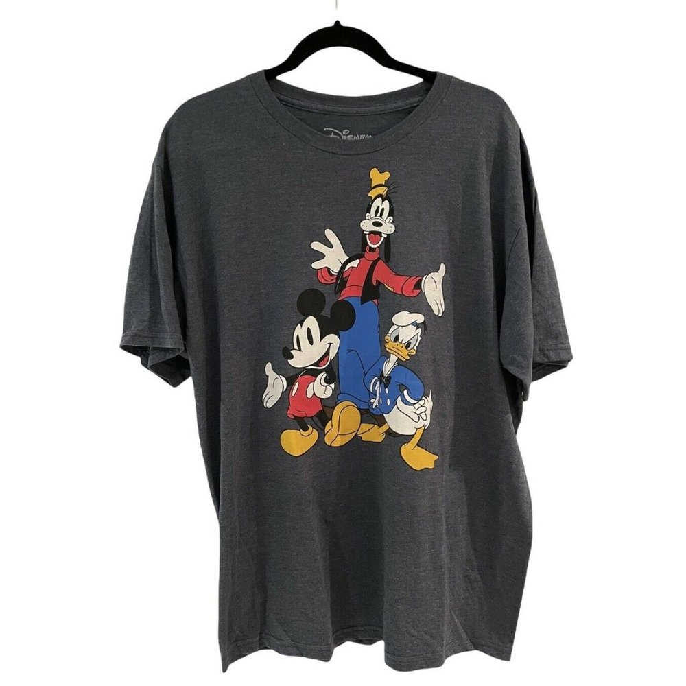 Disney Mickey Goofy & Donald Blue T-Shirt XL